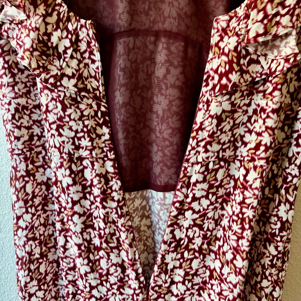 ☀️ New! MADEWELL Ruffled Scoopneck Maxi Dress in Floral - Picture 12 of 16